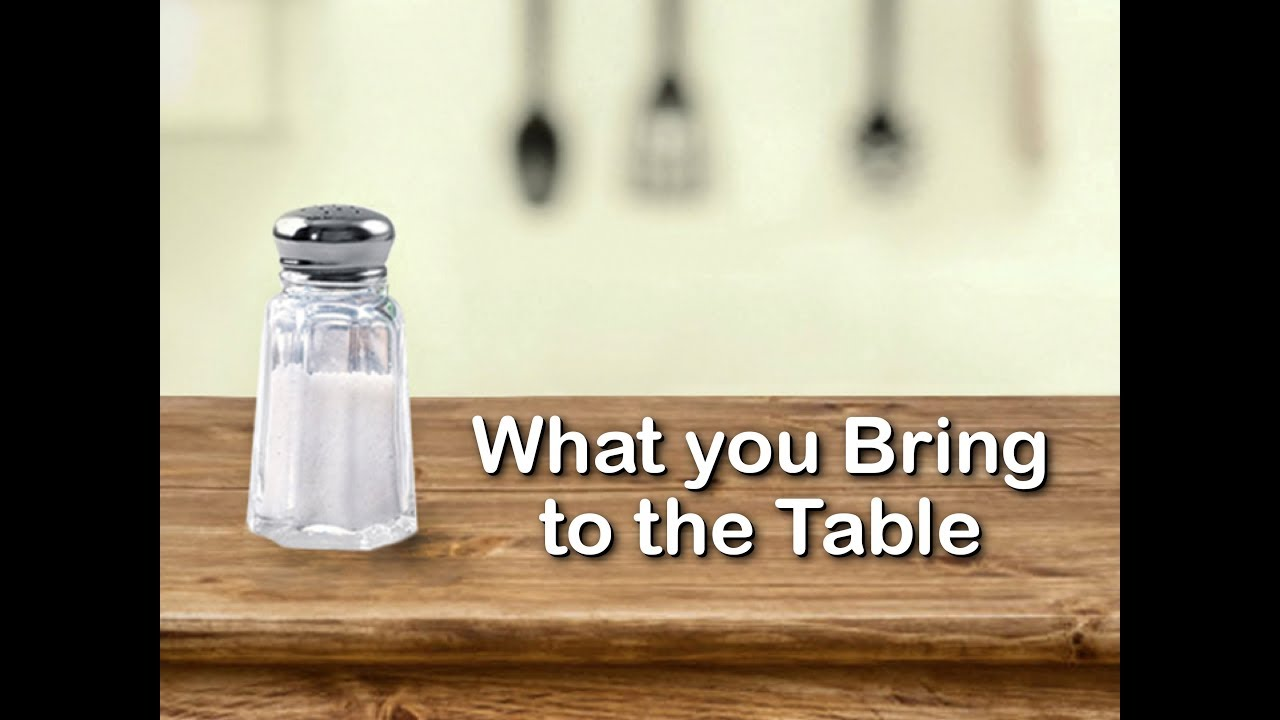 Bringing Something to the Table – malcolmsmusings.org